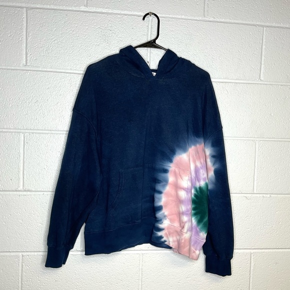 < Wildfox Tie Dye Hoodie Sweatshirt Size XL > - Picture 3 of 6